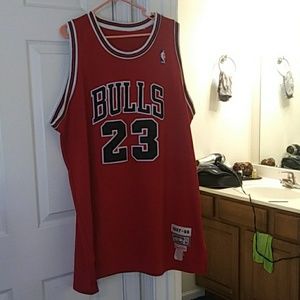 Autograph Michael Jordan Jersey Mitchell and Ness